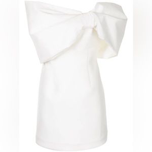 Rachel Gilbert Bow Detail Mini Dress